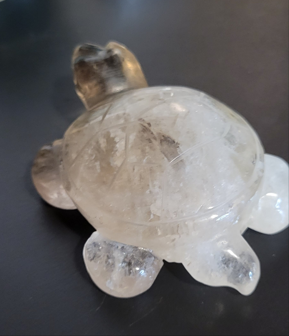 Quartz Turtle D - Smokey Quartz