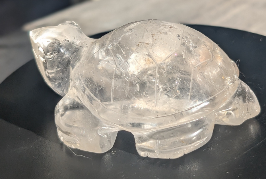 Quartz Turtle A - Clear Quartz