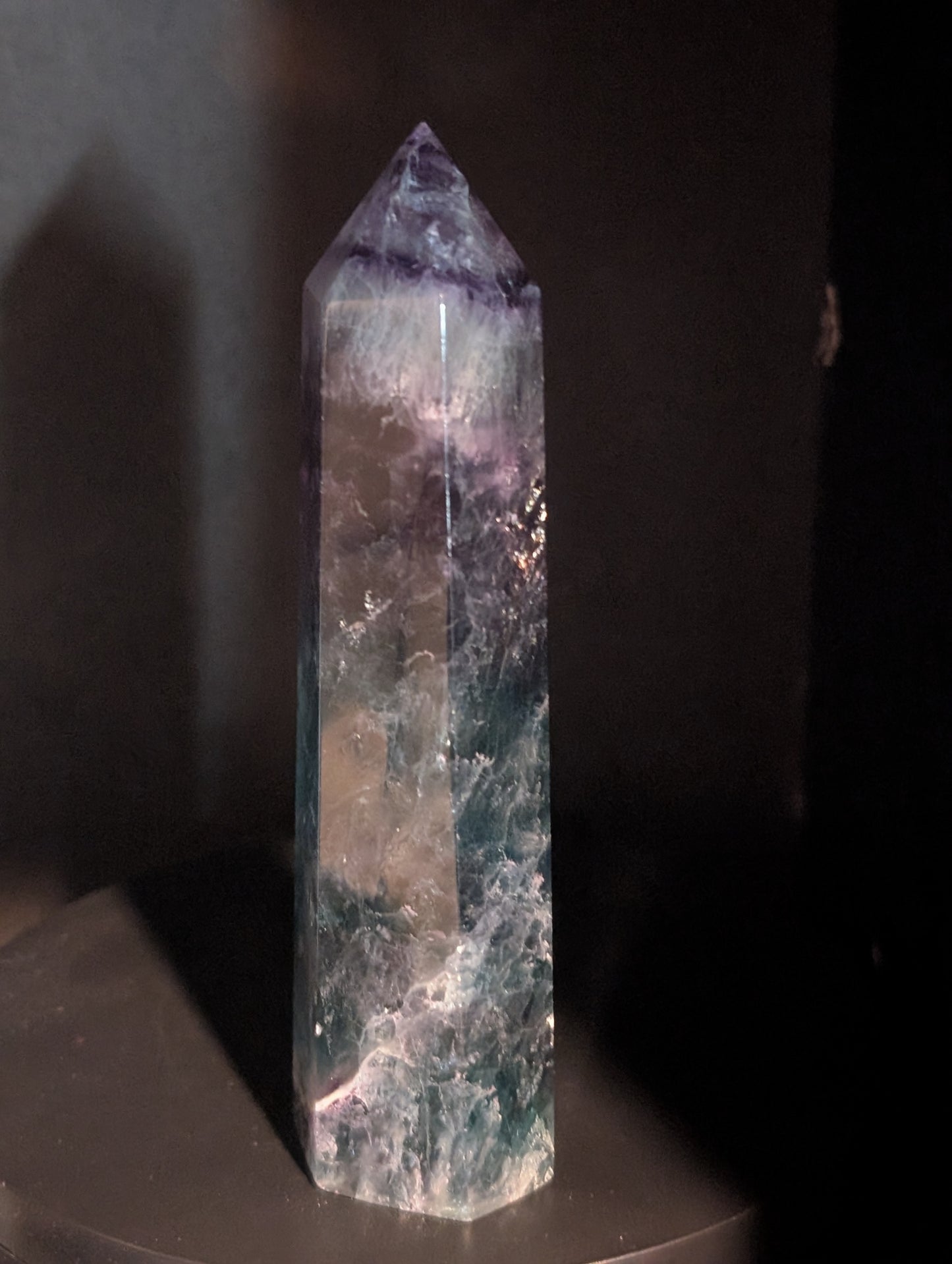 Fluorite Tower - Purple and Green
