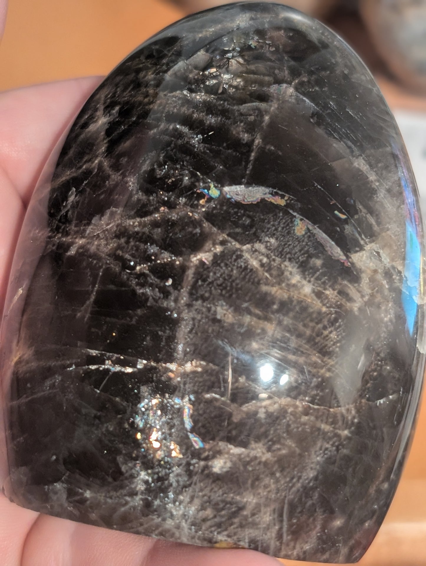 High Quality Black Moonstone Freeform