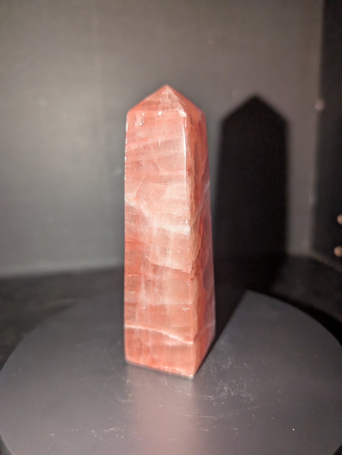Rose Calcite Tower A