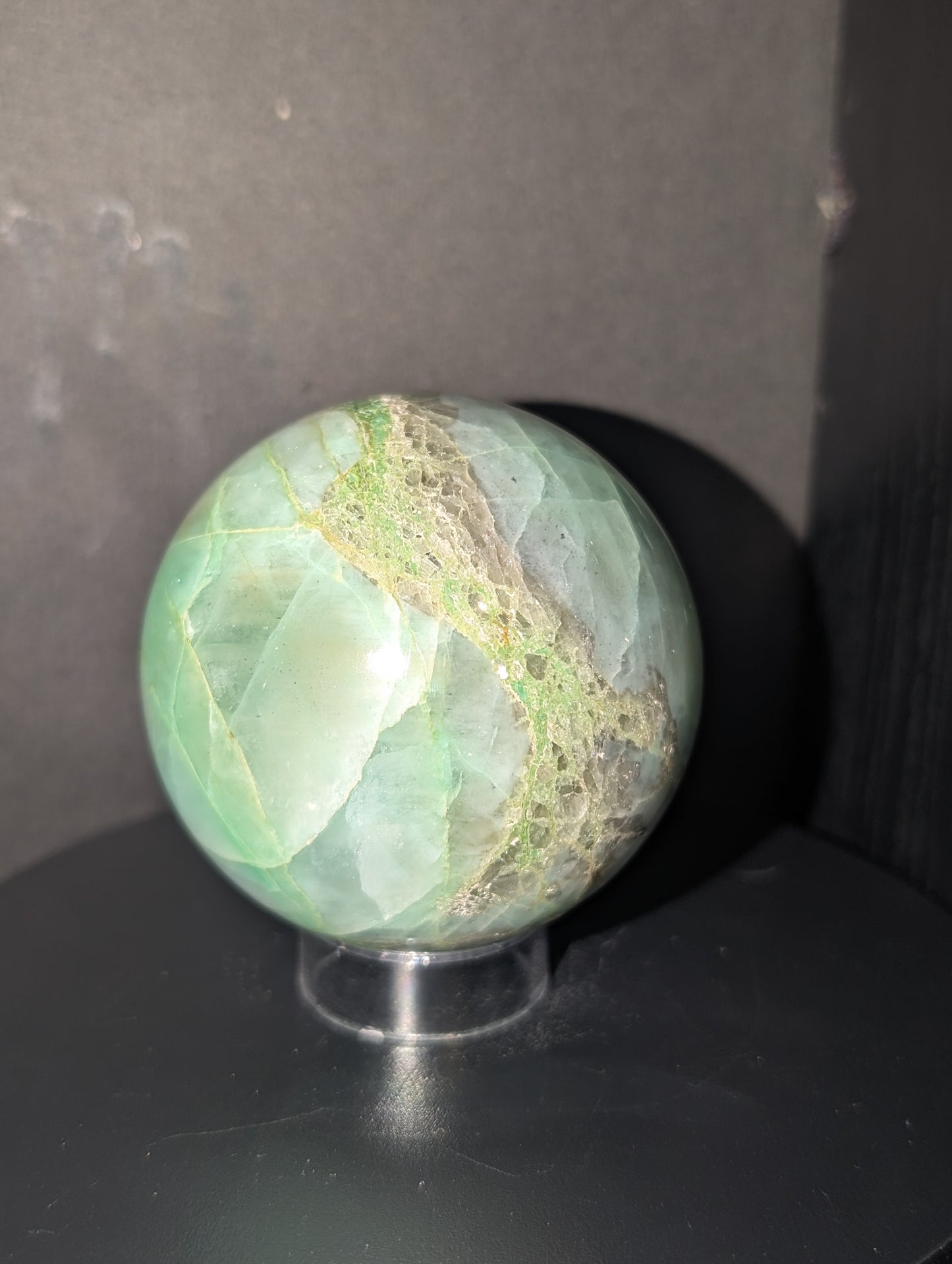 Green Moonstone Sphere A