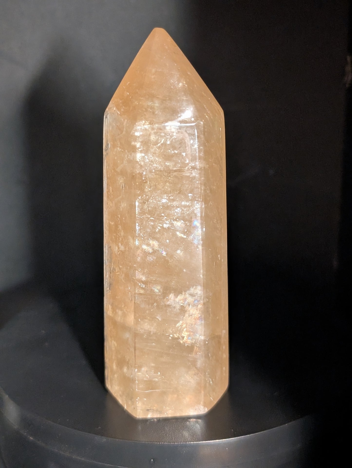 Honey Optical Calcite Tower C - CHIPPED TIP discounted