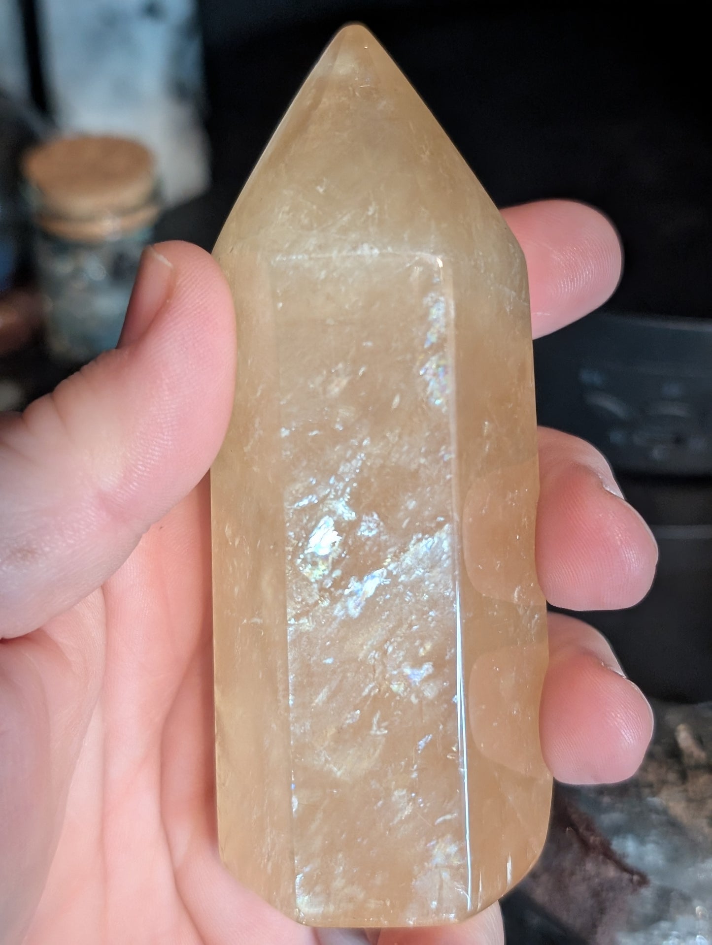 Honey Optical Calcite Tower E
