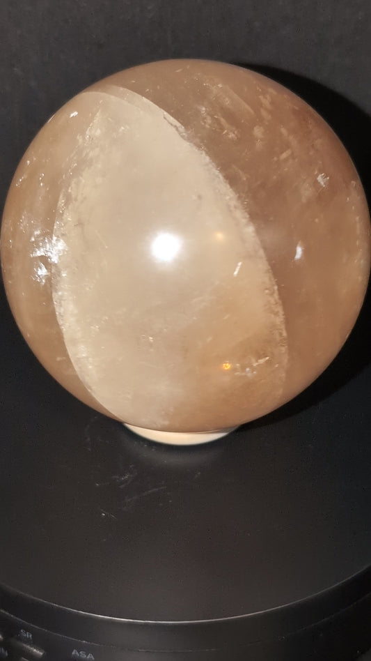 XXL Honey Optical Calcite Sphere 80HCB