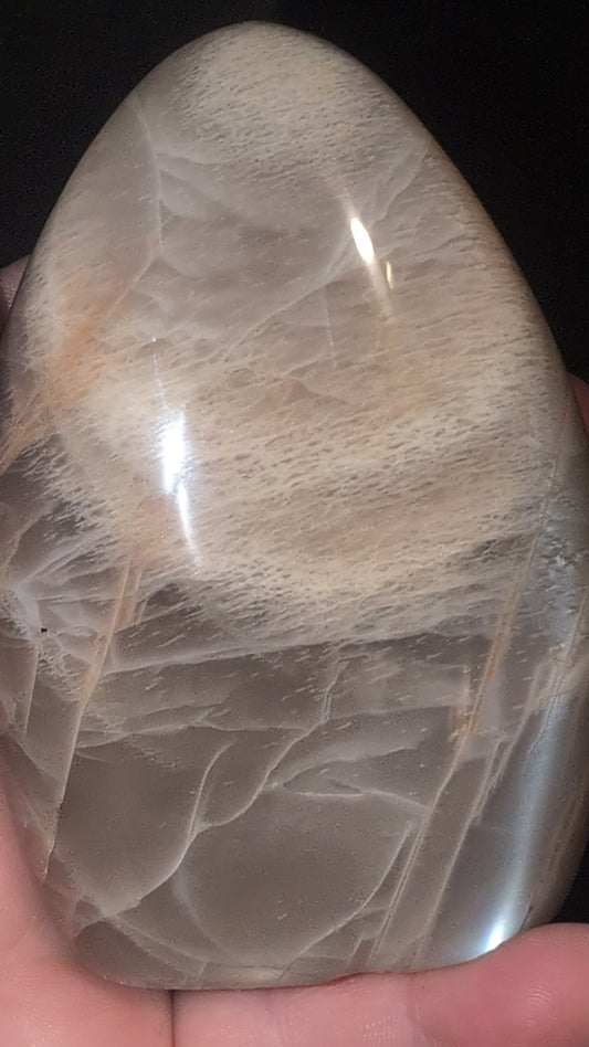 Med Dual Flash Peach Moonstone Freeform