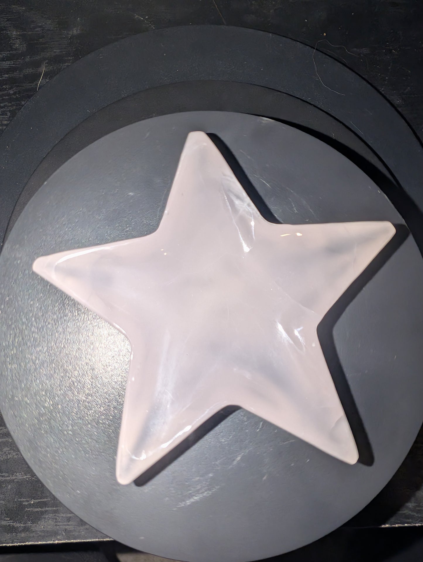 Pink Calcite Star Bowl