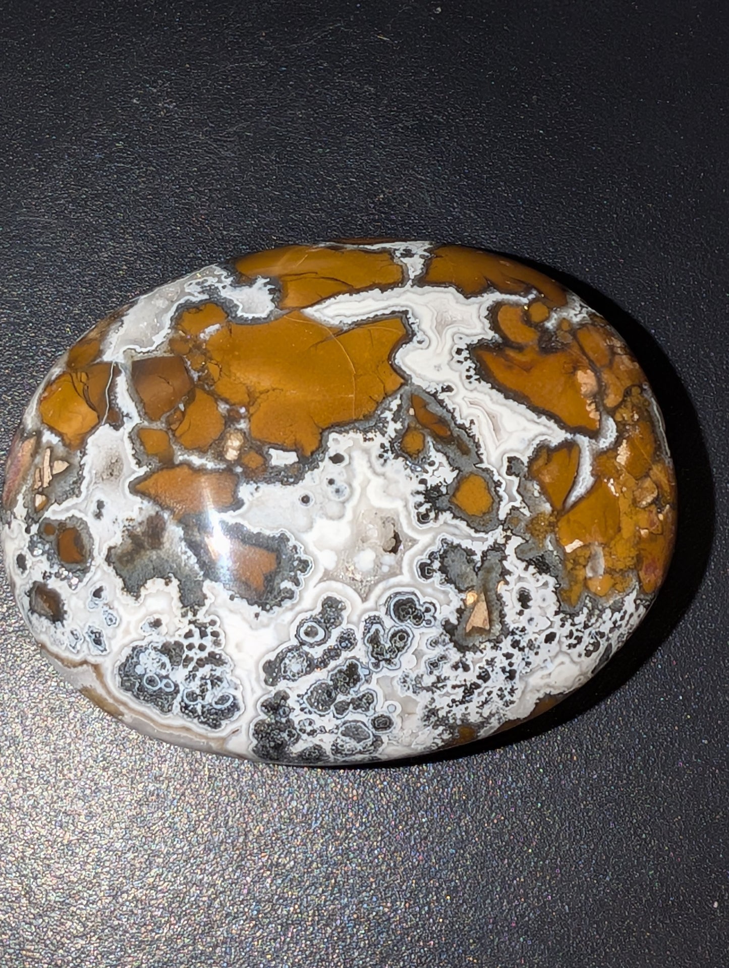 Indonesian Cotton Candy Agate Palmstone