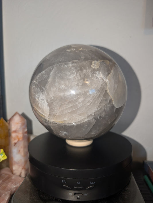 Statement Blue Rose Quartz Sphere