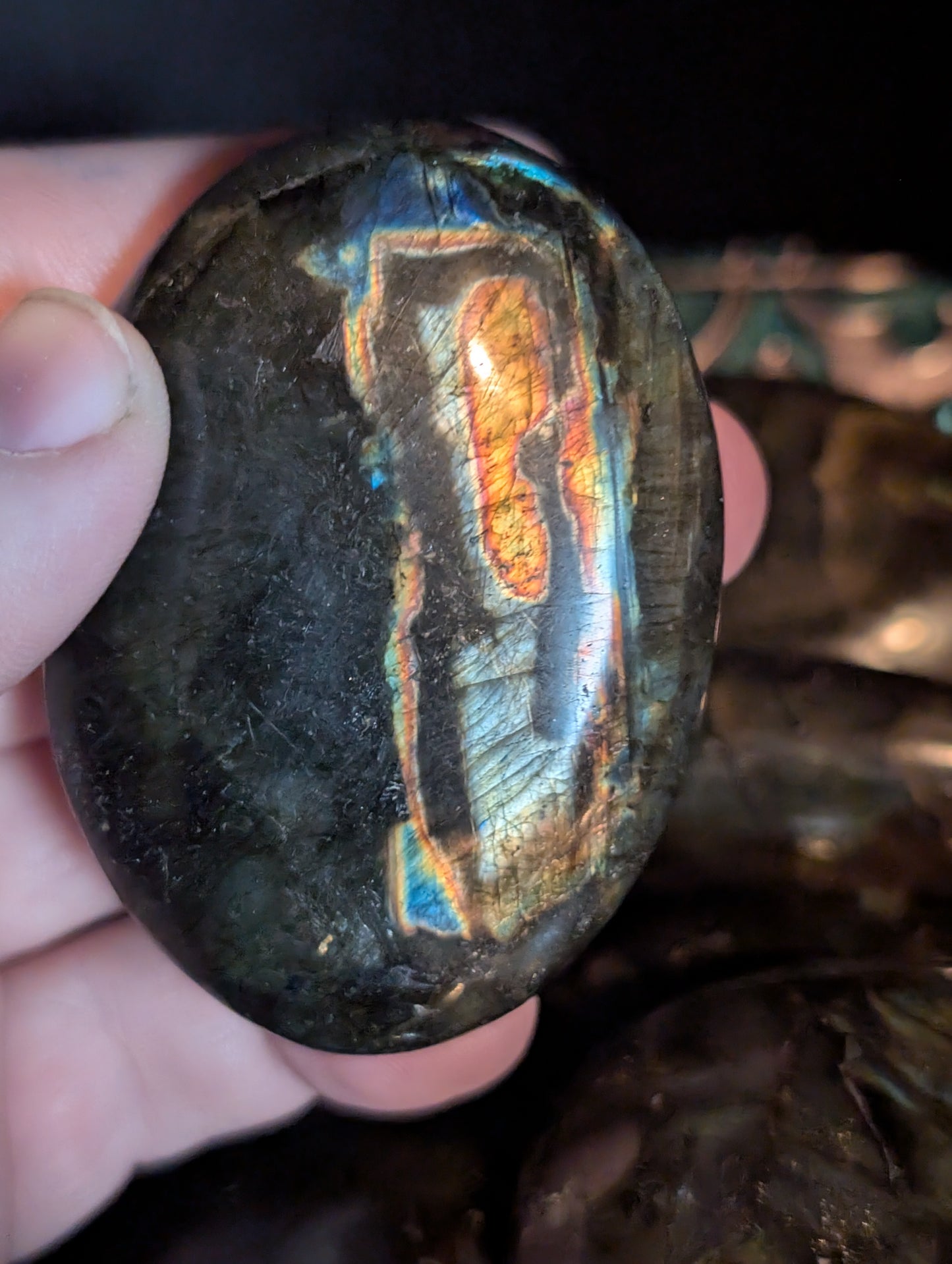 Large Labradorite Palms
