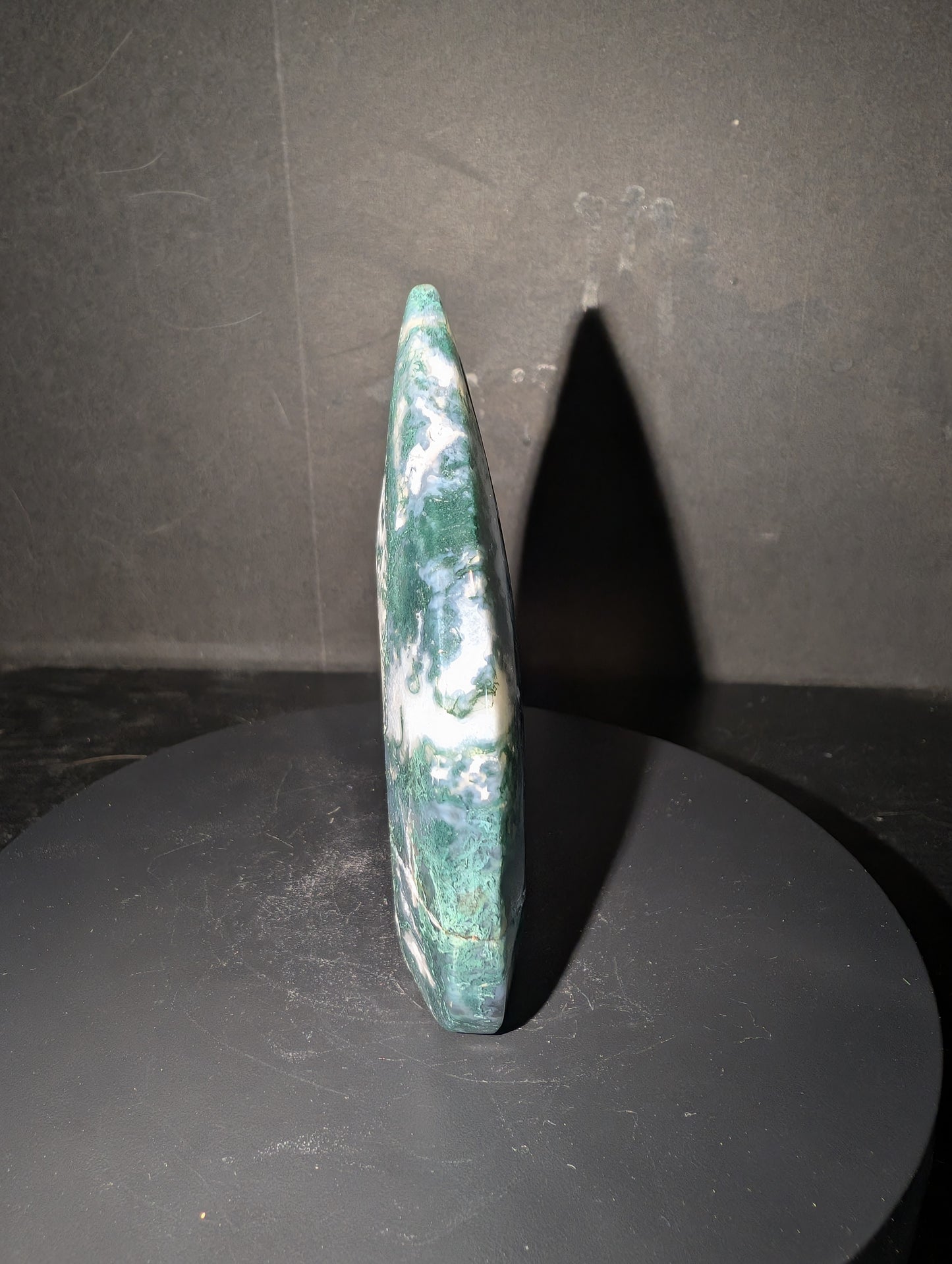 Moss Agate Tear Drop C