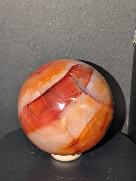 Carnelian Agate Sphere 60CS