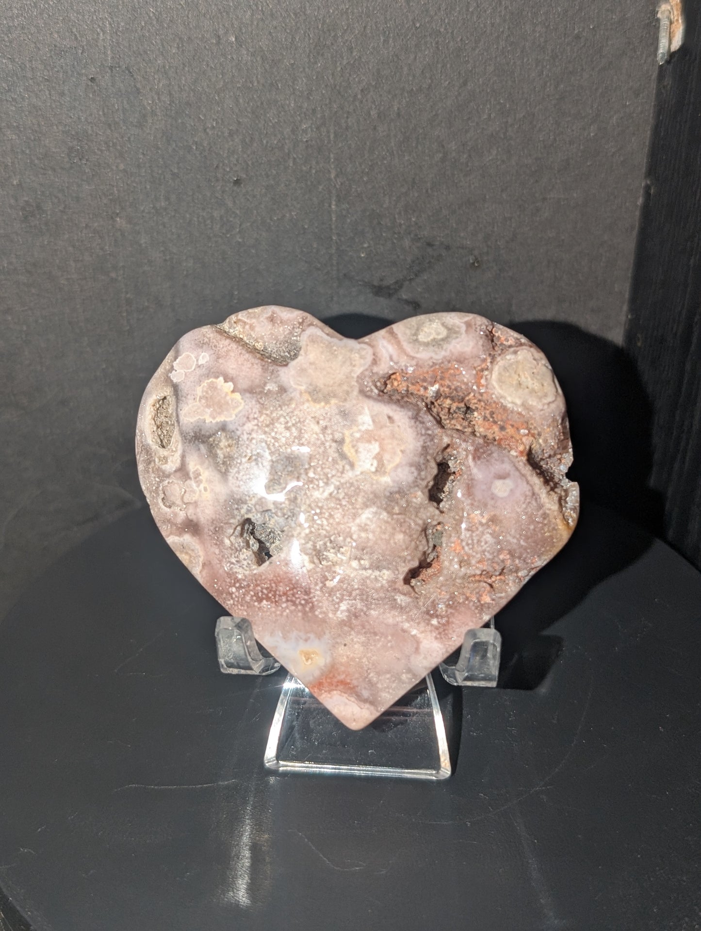 Pink Amethyst Heart