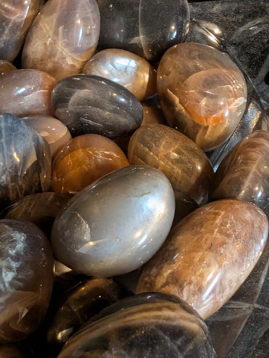 Black Sunstone Tumbles