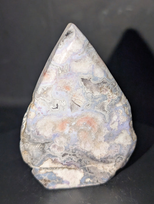 Blue Flower Agate Tear Drop