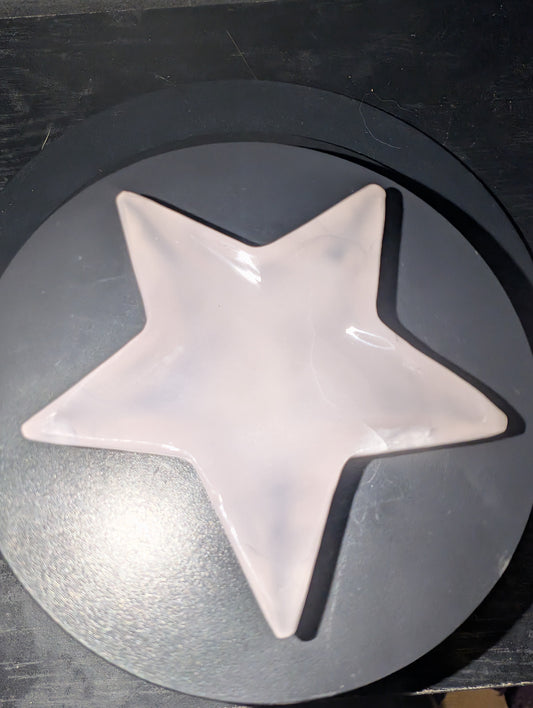 Pink Calcite Star Bowl