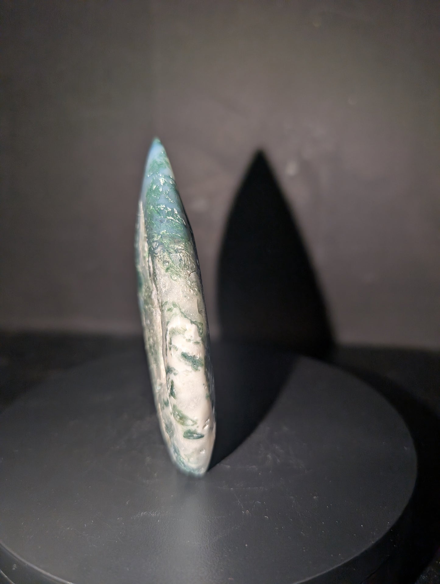 Moss Agate Tear Drop A