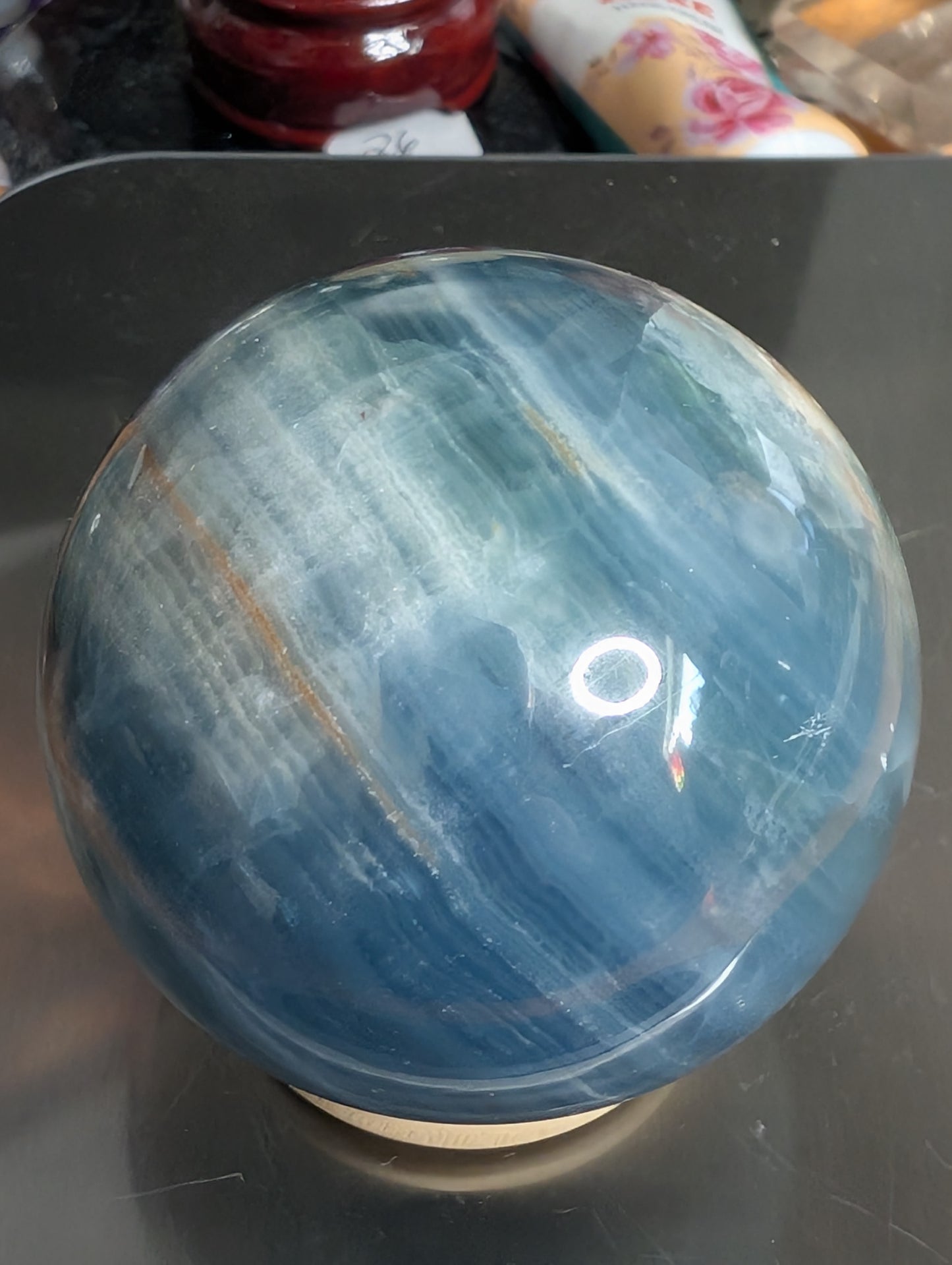 Blue Onyx Sphere D