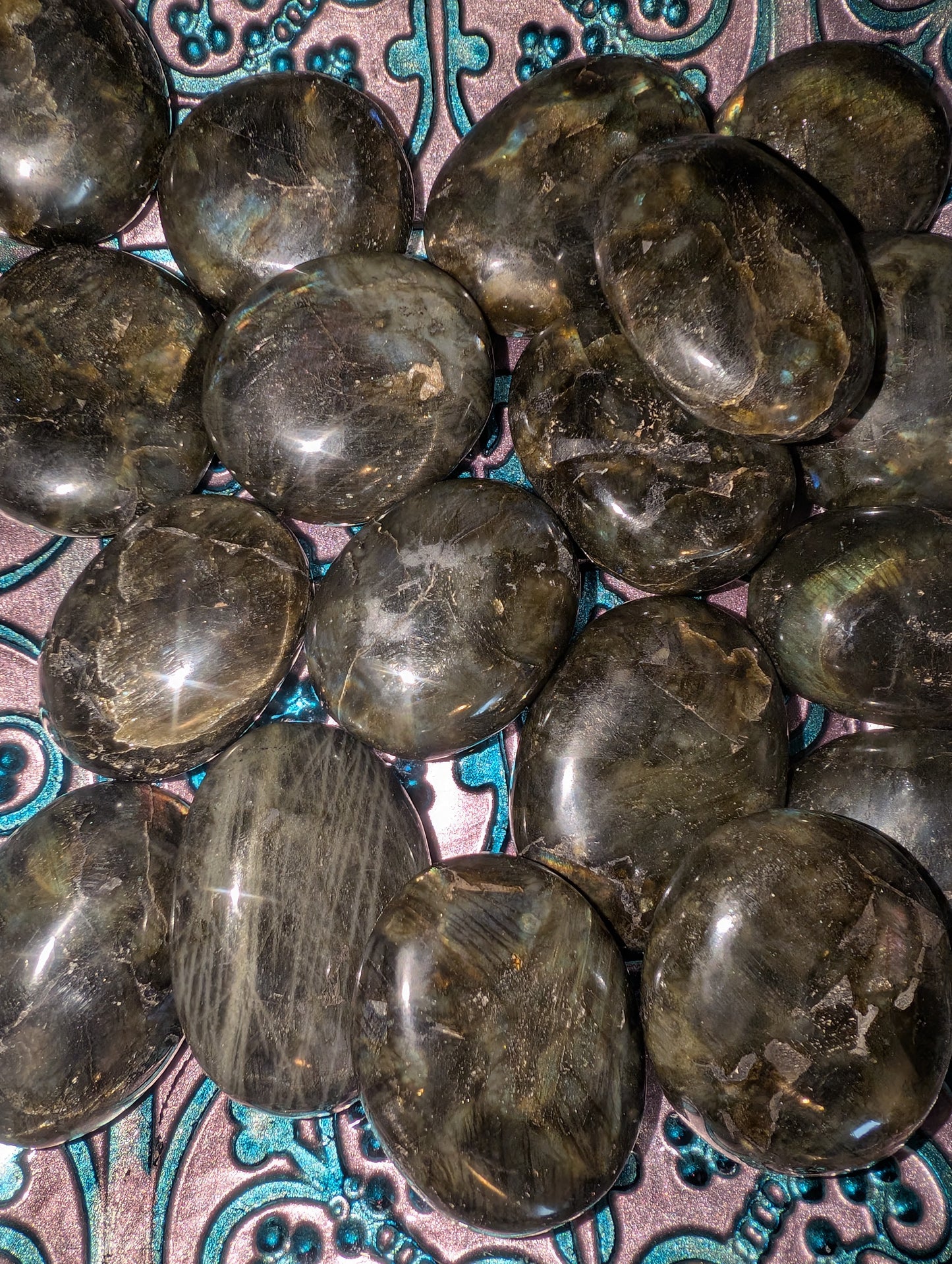 Large Labradorite Palms